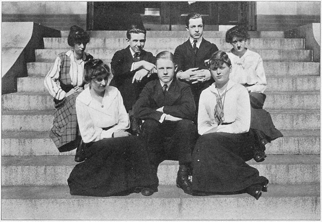 Officers, Class of February, 1917