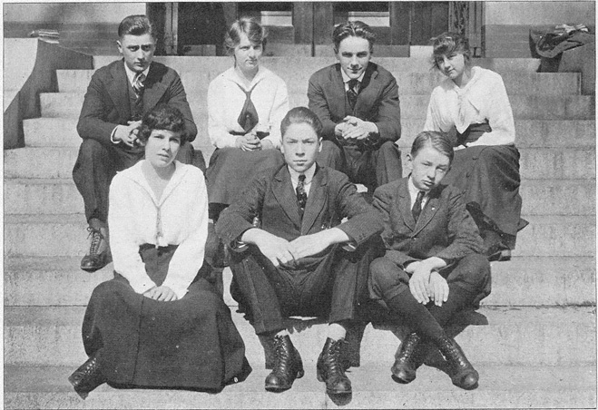 Officers, Class of February, 1918